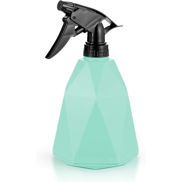 Grön plastblomspruta 600 ml justerbar trädgårdsblume hemspruta