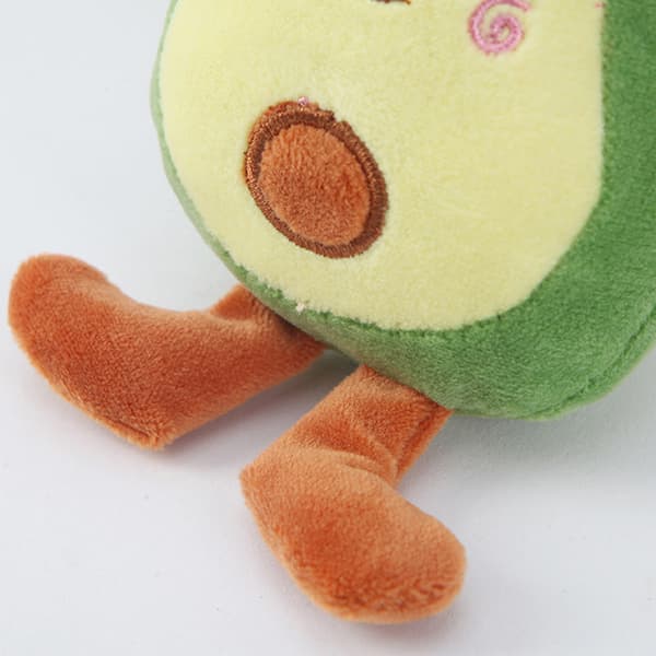 e Cartoon Fruit Avocado Plush Toy Keychain Pendant Backpack