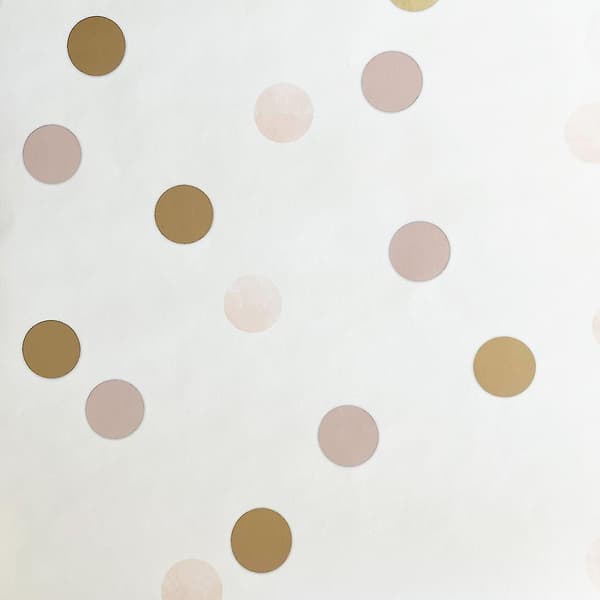Polka dot tapet i rosa, Graham & Brown