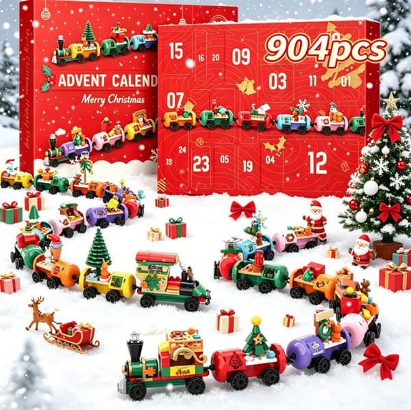 Julekalender for barn Nedtelling til jul Blind Box Leketøy DIY Rivkalender Juleoverraskelsesgave - ST-012S