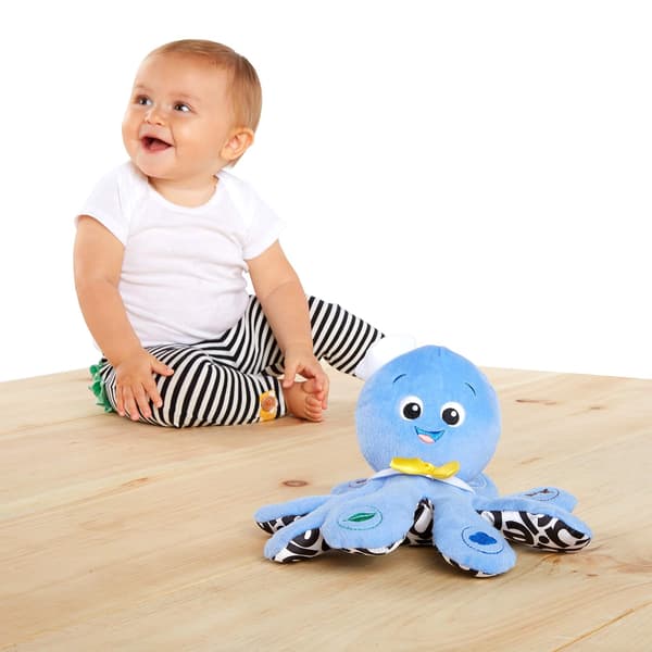 Baby Einstein Octoplush Musical Cuddly Plush Toy, Teaches Colors in 3 Languages, Blue, 28 cm, From 3 Months