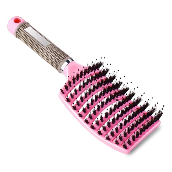2024 Lämplig detangling hårborste Böjda hårborstar kvinnor, ventilerad hårborste hårstyling - hårborste utan pul