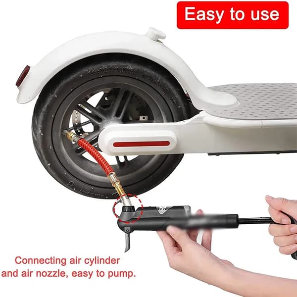 Dækventilforlængeradapter til Xiaomi Mijia M365 Dækpumpe Elektrisk Scooter Luftpumpe Forlænget Dyse Scooter Tilbehør