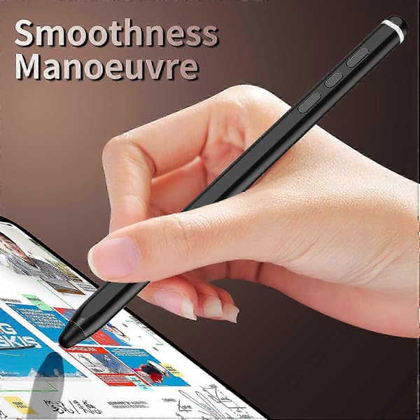 Til Galaxy Z Fold7 5G Kapacitiv Pen Bluetooth-kompatibel Digital Præcisionsinput Skrivepen Sort