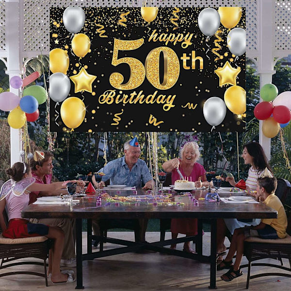 50-års födelsedagsdekoration - 50-års födelsedagsdekoration för män och kvinnor