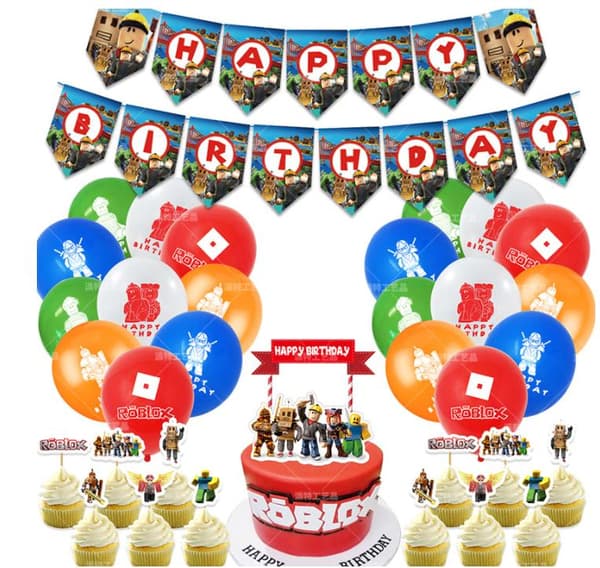 Roblox Barnebursdagsballongbue - Gratulerer med dagen