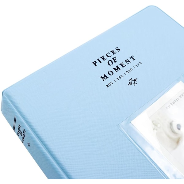 2025 Lämpligt Mini-album i fickformat för Fujifilm Instax Mini 7s 8 8+ 9 25 26 50s 70 90 Instant Camera (Blå)
