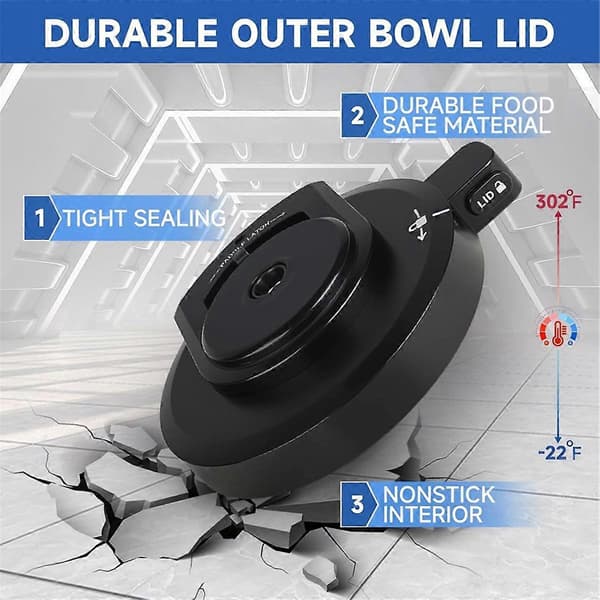 Outer Bowl Lid for NC500/NC501 Series Ice Cream Maker, NO Paddle