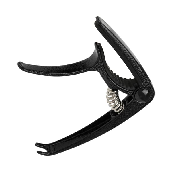 Akustisk Gitar Capo Sinklegering Gammeldags for Ukulele Elgitar Balladgitarer (Svart)