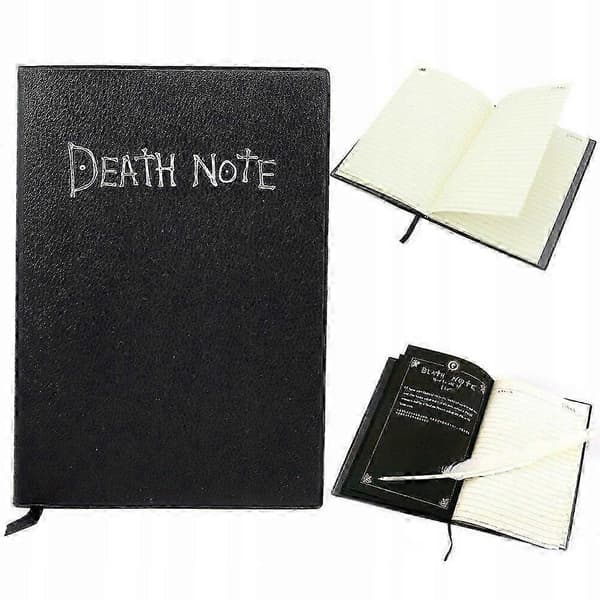 Sæt med Anime Death Note Notesbog Fjerpen_Særtilbud