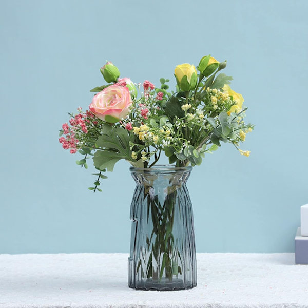Gypsophila Lotus Konstgjord Blombukett Eucalyptus Pionbukett Konstgjorda Silkesblommor