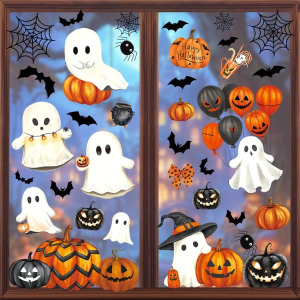 Halloween Vindusdekorasjoner Høst Halloween Dekorasjoner Innendørs
