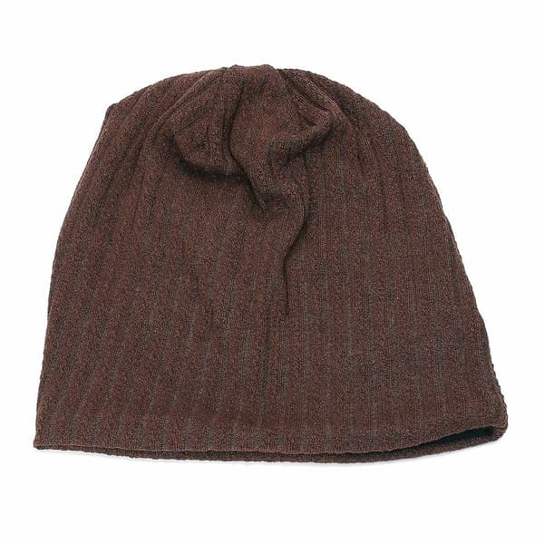 Unisex Varm Vindtät Säckig Stretch Virkad Vinter Mjuk Mössa Hatt