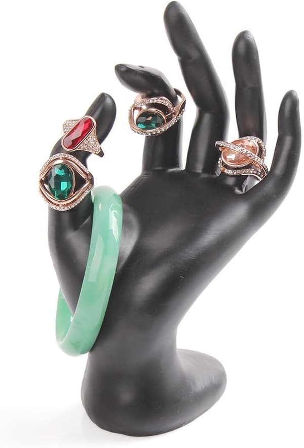 Mannequin Hand Ok Gesture Ring Display Stand Organizer Armbandshållare