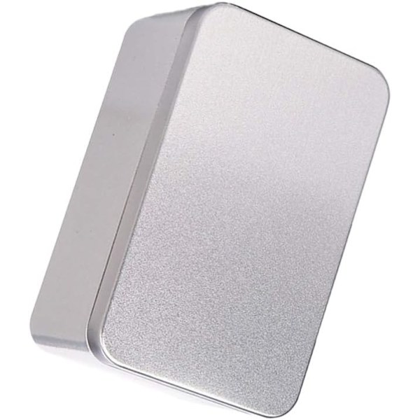 Rektangulär metallåda - Plåt - 13 x 8 x 6 cm