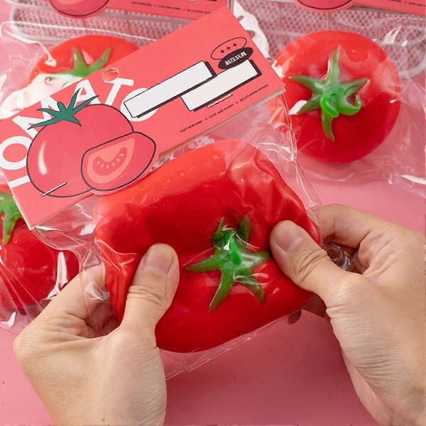 6 cm Fruktstressball – for angstlindring – for barn og voksne B