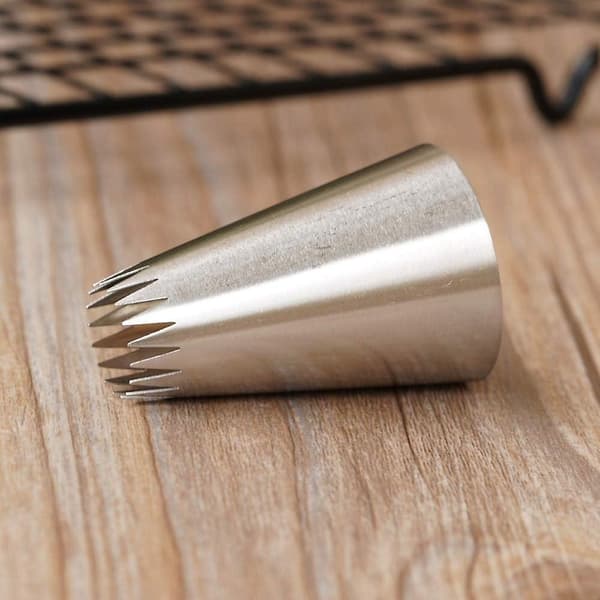 Tårtdekoreringstips, Spritstyllar i rostfritt stål för tårtdekorering (blandade 4 st)