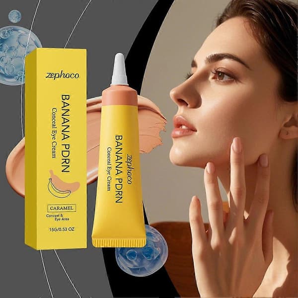 Banan PDRN Concealer Øjencreme, Farvekorrigerende Concealer til under øjnene - 15g