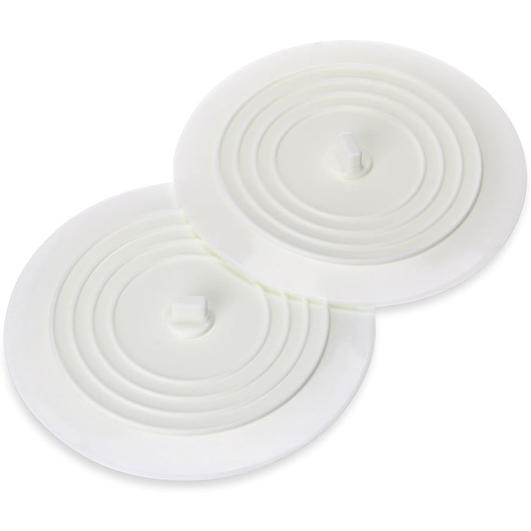 2-pack 6\" Universal Silikonavloppsplugg för Kök, Badrum