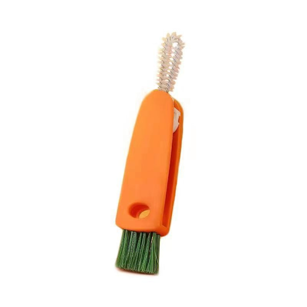 3 i 1 Multifunktionell Köks Minikopp Lock Rengöringsborste, Kopp Lock Slot Cleaner