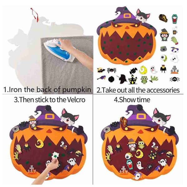 Halloween filt hengende pynt Halloween dekorasjon