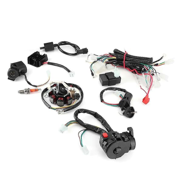 ATV Quad Elektrisk Kabelhärva & Kabelstam Kit med CDI Stator 150-300CC