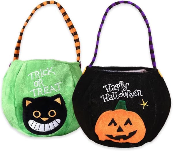Återanvändbara godispåsar med Halloween-tema - 2-pack