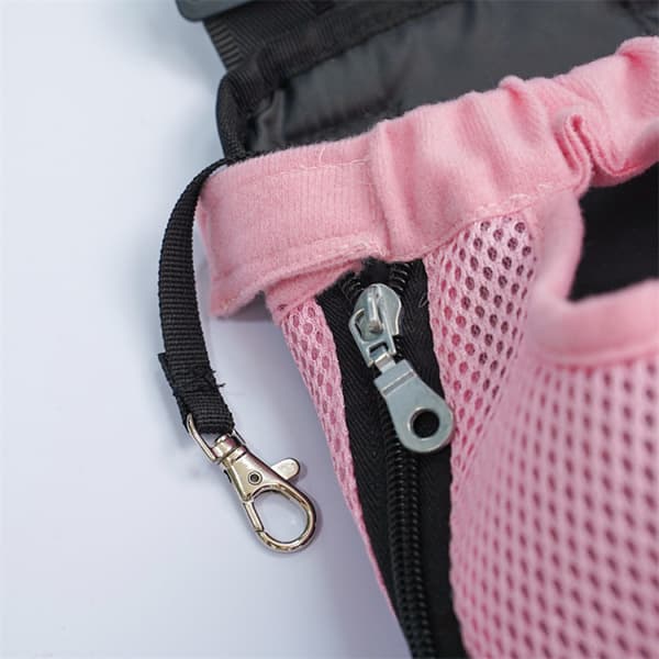 Pink Pet Carrier, Dog Backpack, Adjustable Pet Front Cat Dog