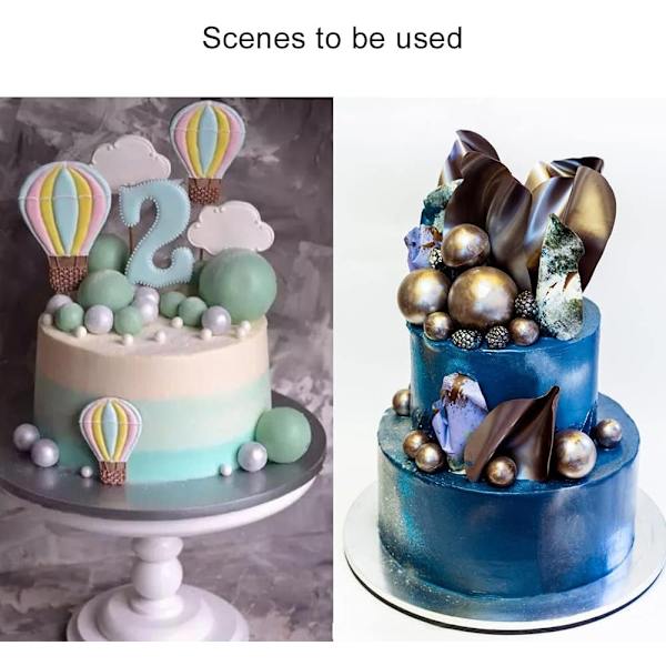 Diy 3D Fondant Tillbehör Pärla Silikonform Choklad Fondant Tårtdekoration Sockerform