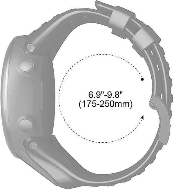 for Suunto AMBIT 3 Watch Strap AMBIT 1 2 2s Smart Watch Strap AMBIT3Pea 3Sport 3Run Replacement Strap sew Army green