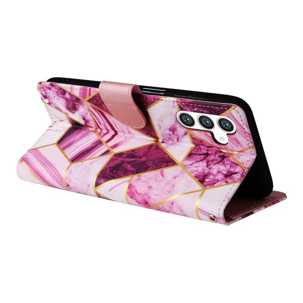 Samsung Galaxy S24 Deksel Marmor Tekstur Lilla 78