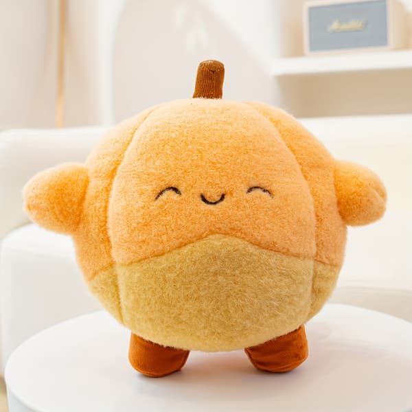 AKKUN Veggie Plush Toy Collection - Soft Polyester Filled Animals with Pumpkin, Potato Pumpkins