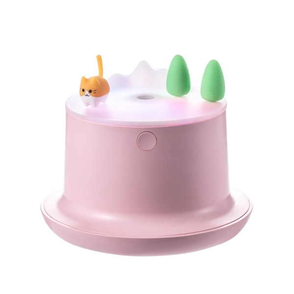 Liten luftfuktare, söt luftfuktare, baby luftfuktare med färgglada lampor, mini luftfuktare, sovrum