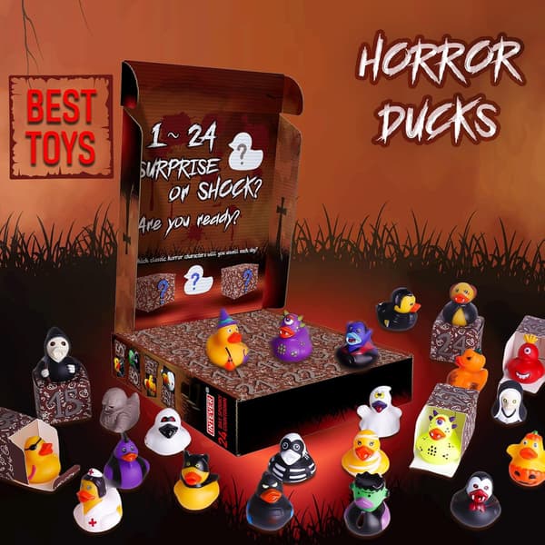 Adventskalender 2026 Halloween Terror Gummiand Jule-nedtelling