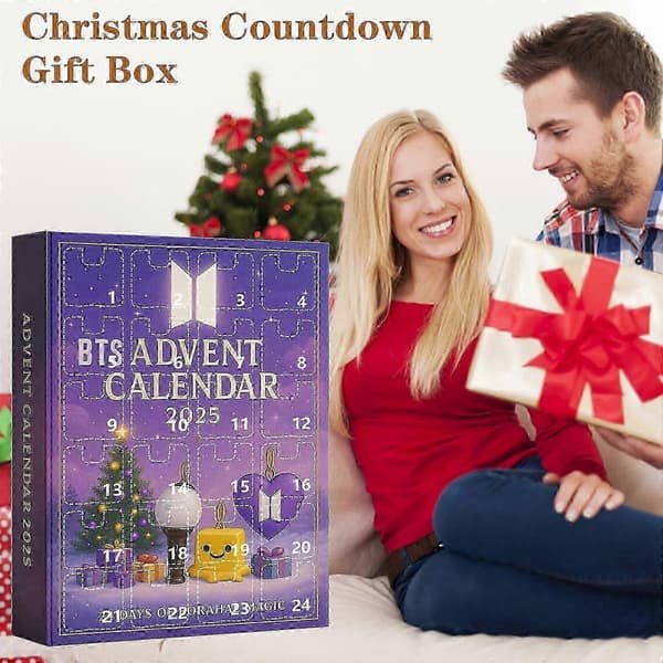 BTS Adventskalender Blind Box Julegave 2 Stiler