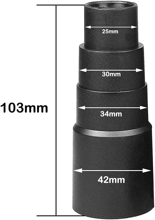 4 st dammsugaradapter för slang, reducer för standard universal dammsugare