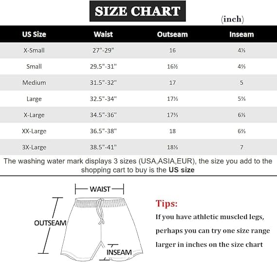 Men's Swim Trunks Quick Dry Shorts with Pockets (L) l