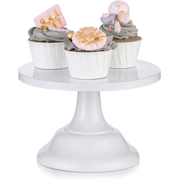 Vit kakfat bröllop dessert cupcakes 20cm rund kakfat eftermiddagste födelsedagsfest bröllop