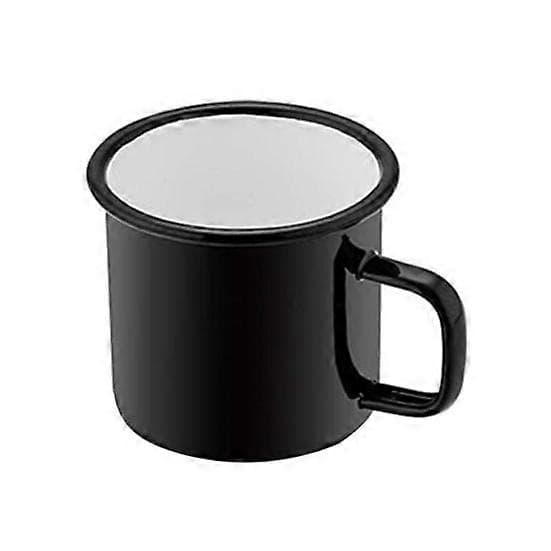 350ml Vattenmugg Utsökt Retro Stil Metall Universal Rund Kant Mjölkkopp