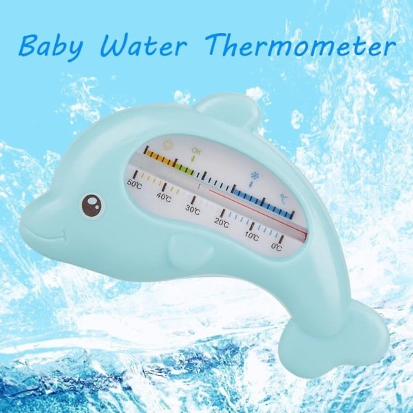 2024 Ny babybadtermometer Vattentermometer Bad Flytande Termometer, blå