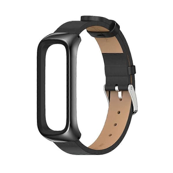 Urrem i mikrofiberlæder til Samsung Galaxy Fit 2 Black