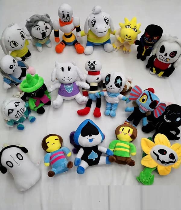 Deltarune Undertale Lancer Ralsei Figur Plyslegetøj Blød Fyldt 11 0 Gave Black Octopus 25cm