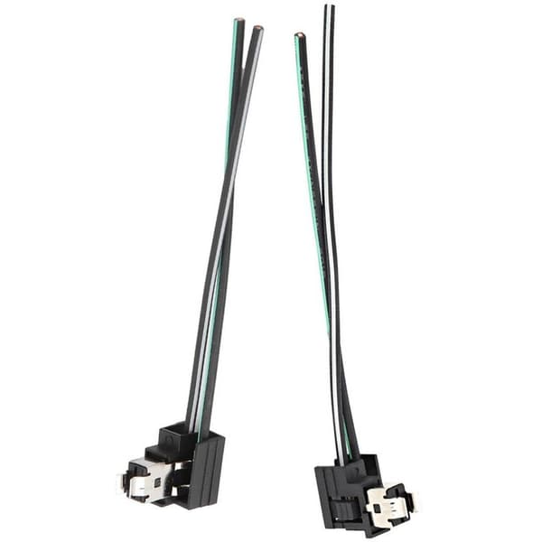Gorgeri Headlight Socket Cable for H1 Bulb, 2 Pcs Headlight Bulb Socket Connector Adapter Line