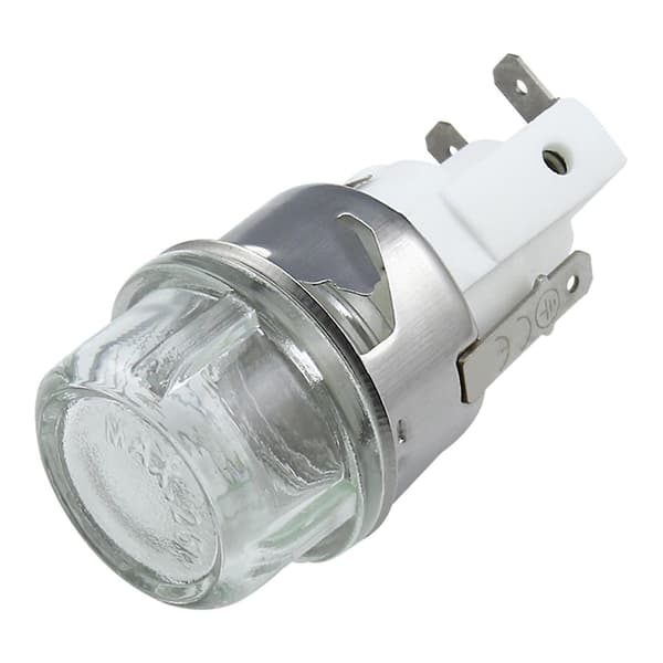 Oven Lamp Ceramic Base 25W Round Head/Flat Head Tempered Glass Voltage 25W flat angle