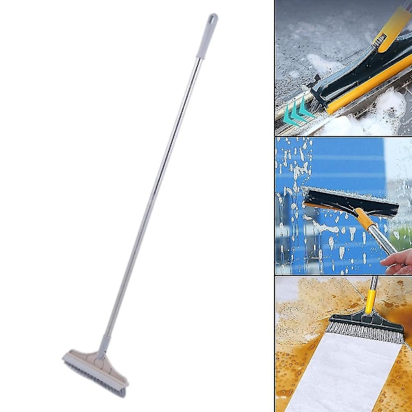 2 i 1 Kök Golv Skrubbborste 120 För Badrum - Gul Grön