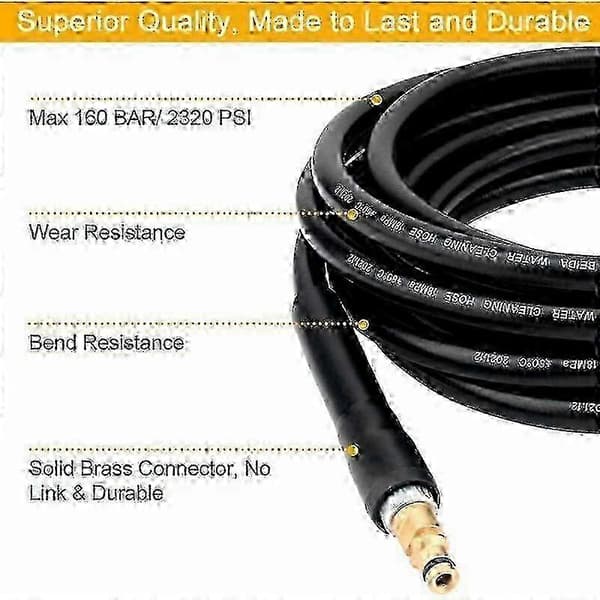 Karcher K2 K3 K4 K5 K6 K7 6M Replacement Hose for Pressure Washer Quick Fit