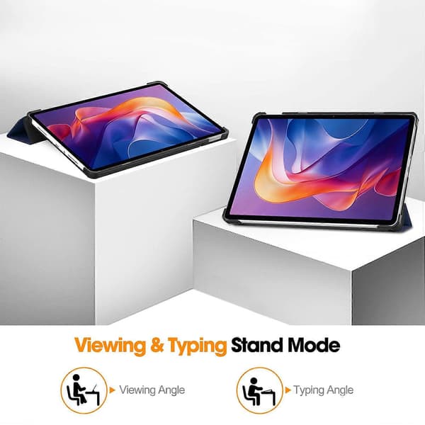 For Xiaomi Redmi Pad 2 Case Anti-Drop Leather Stand Tablet Protection Blue