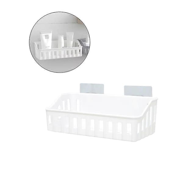 Badrumshylla Monterad Förvaringskorg Punch Organizer 1Set