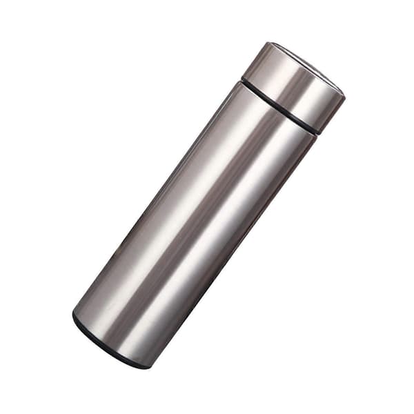 17oz Vakuumisolerad Kaffemugg med LED Temperaturdisplay, Silver