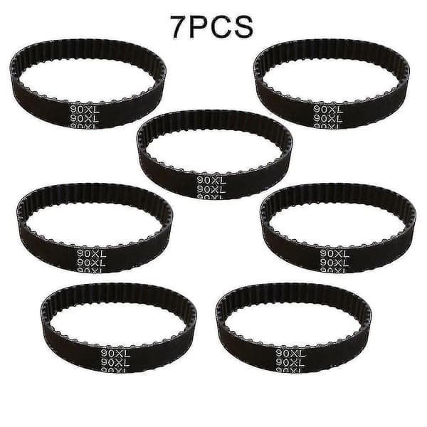 2/4 stk Høvl Drivrem 914592 Til Black Decker Dn75 Dn750 Kw750 Sr600 Sr600 Dn75 Sort Gummirem2